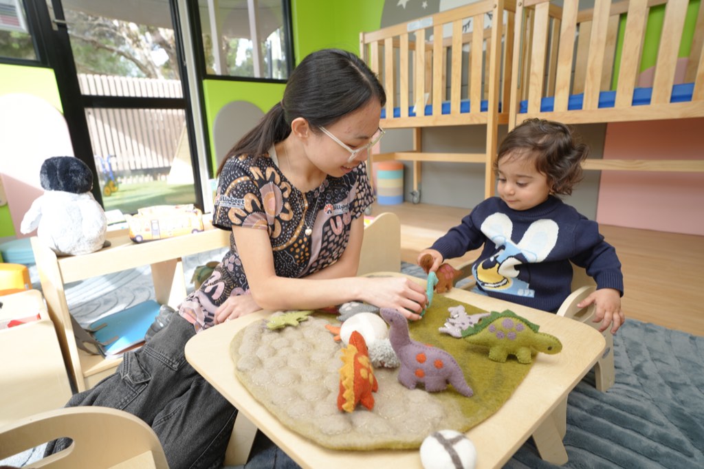 Waddlers room at Billy-beet Montessori Templestowe Lower