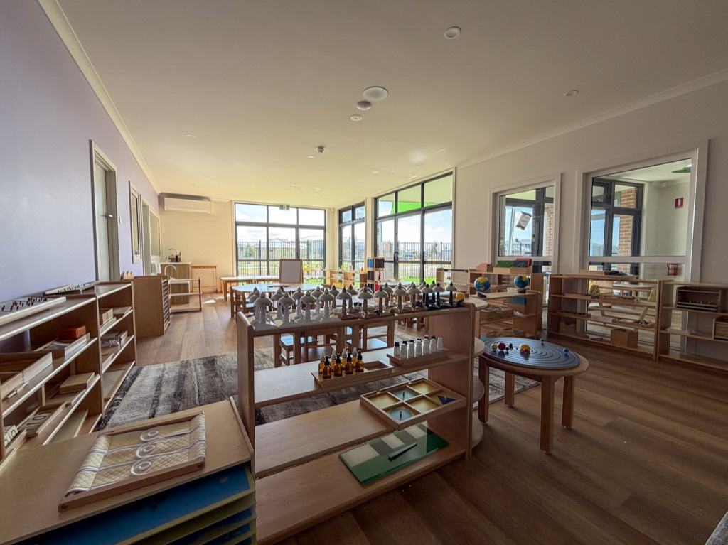 3-year-old Kindergarten room at Billy-beet Montessori Wyndham Vale