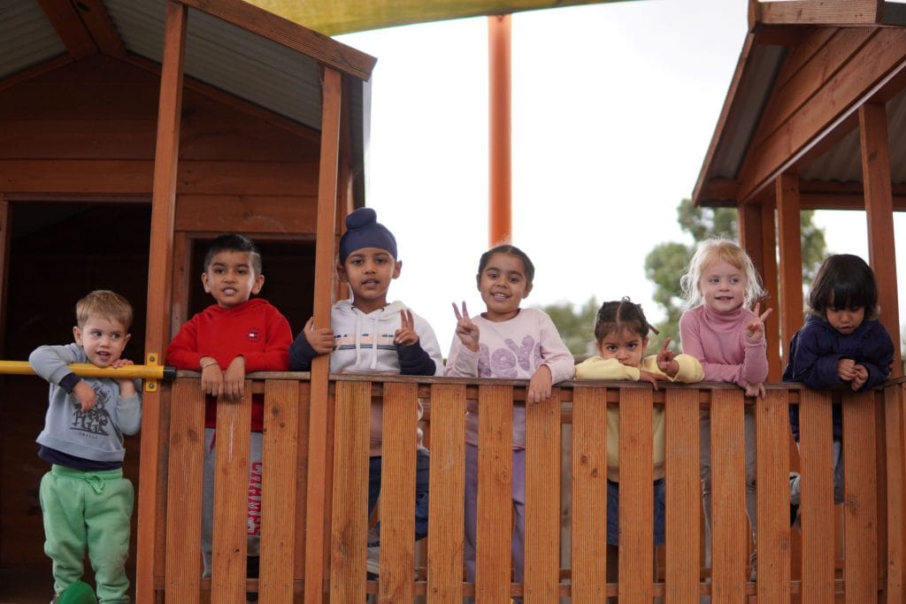 Children learning together at Billy-beet Montessori Melton