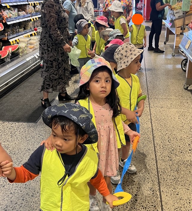 epping life experience excursion Childcare and kindergarten life experience excursion_Shopping at woolworths
