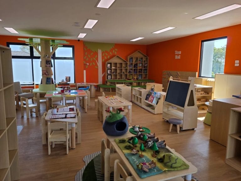 Light-filled learning room at Billy-beet Templestowe Lower