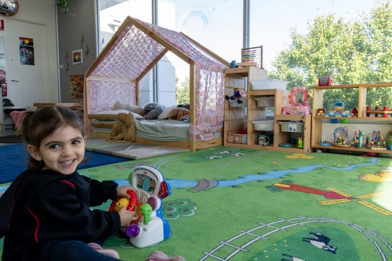 Waddlers room at Billy-beet Montessori Epping